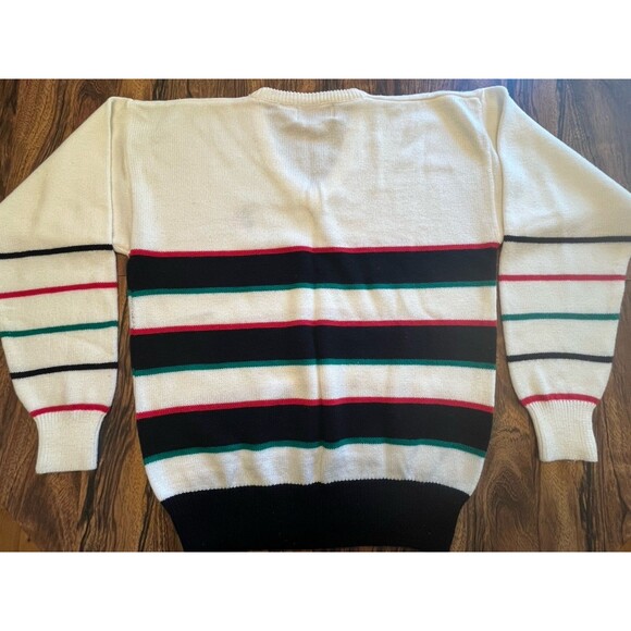 Ben Hogan Sweater Mens L Vintage Golf 80s 90’s Made In Taiwan Pullover Striped - Picture 10 of 10